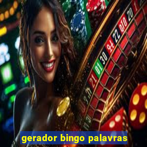 gerador bingo palavras